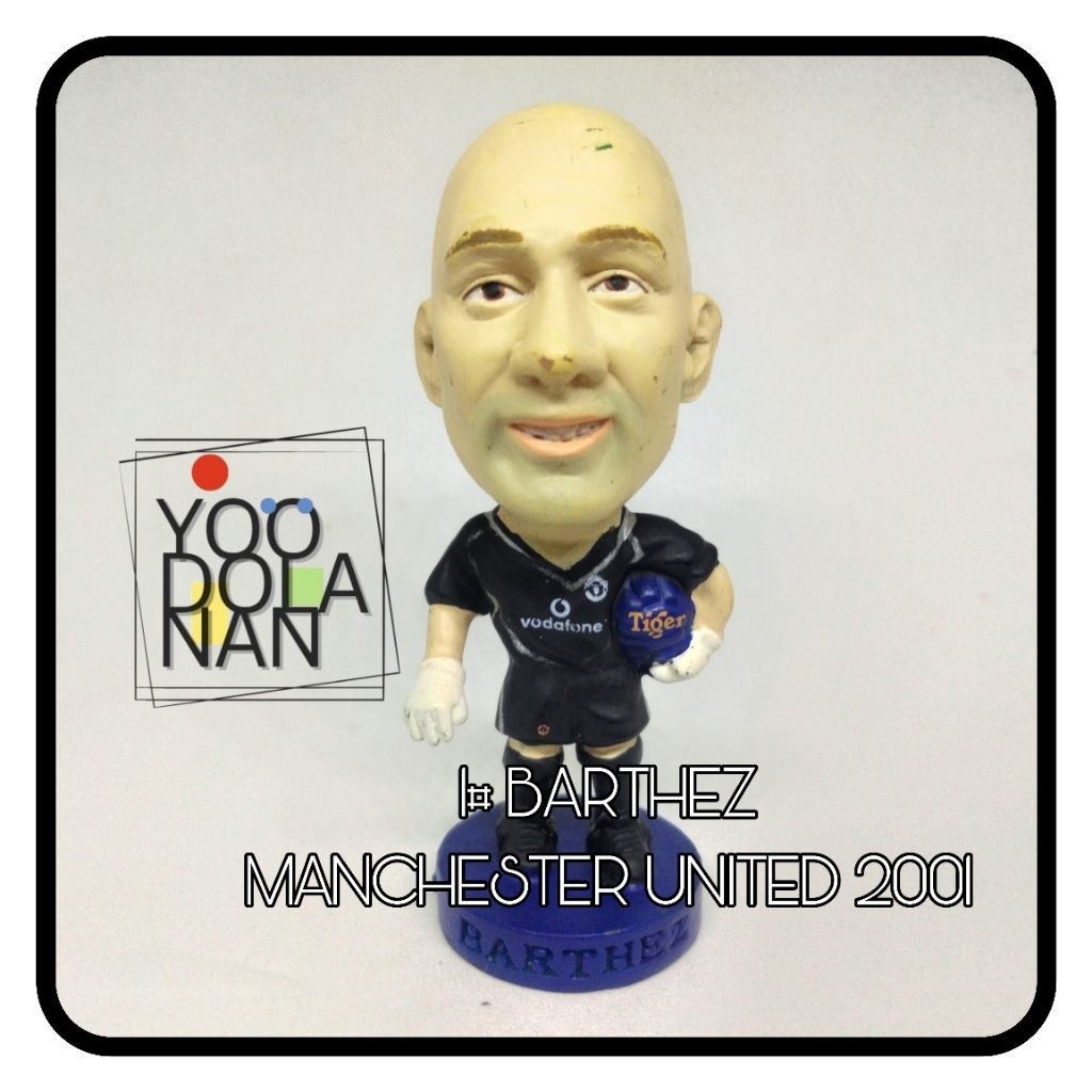 1# BARTHEZ - MANCHESTER UNITED 2001 CORINTHIAN PROSTARS FIGURE PEMAIN BOLA