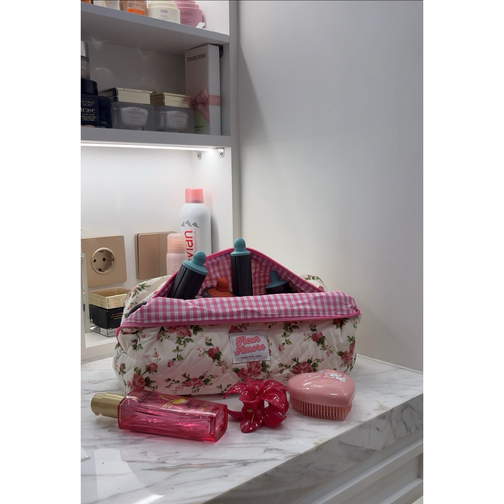 Pink Fleur Dyson Bag (Tas Dyson/Pouch Dyson) tas hairdyer ❤️☁️