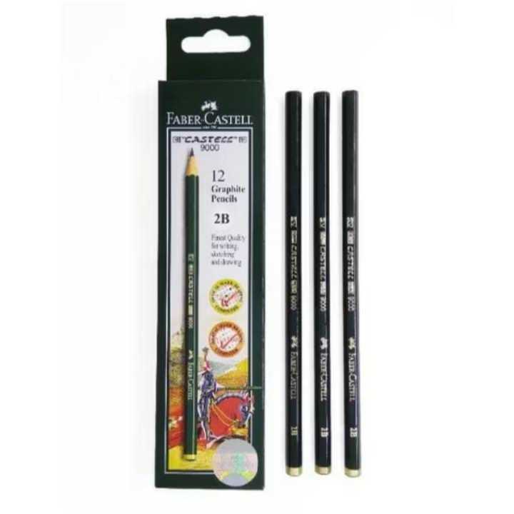 Faber Castell 9000 Pensil 2B - 8B / Pensil 8b