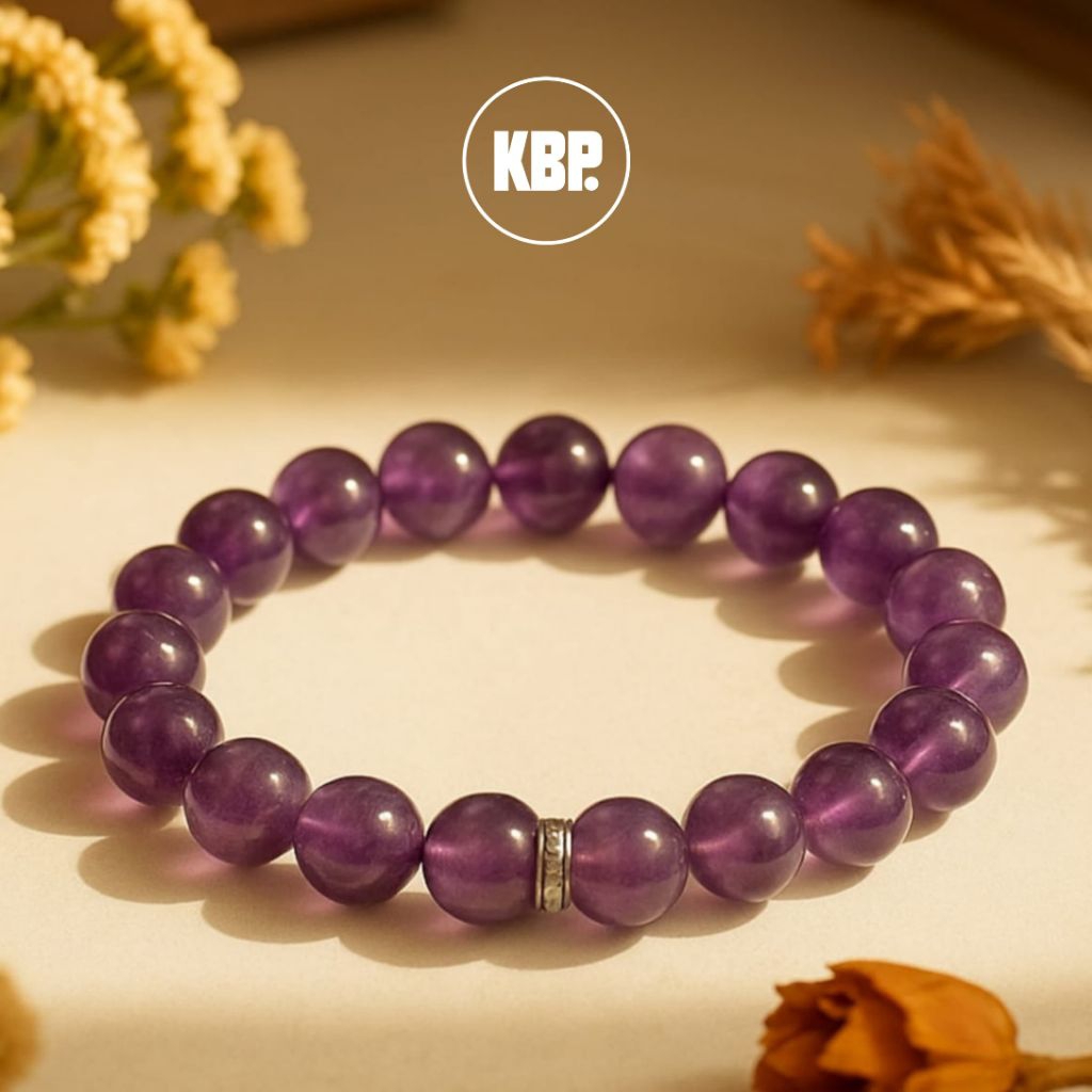 GELANG BATU AMETHYST - CRYSTAL AMETHYST BRACELET