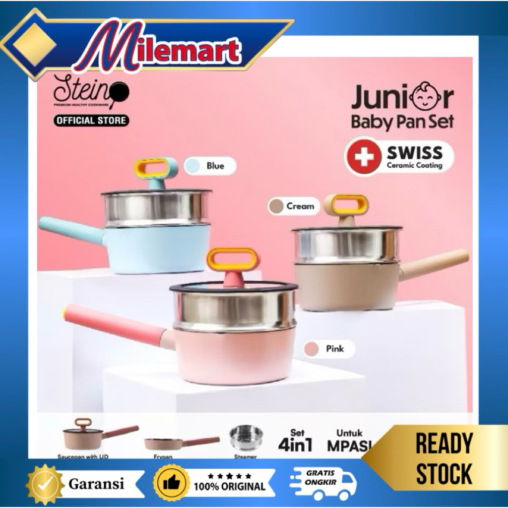 STEIN Junior Baby Pan Set / Panci Baby Steincookware