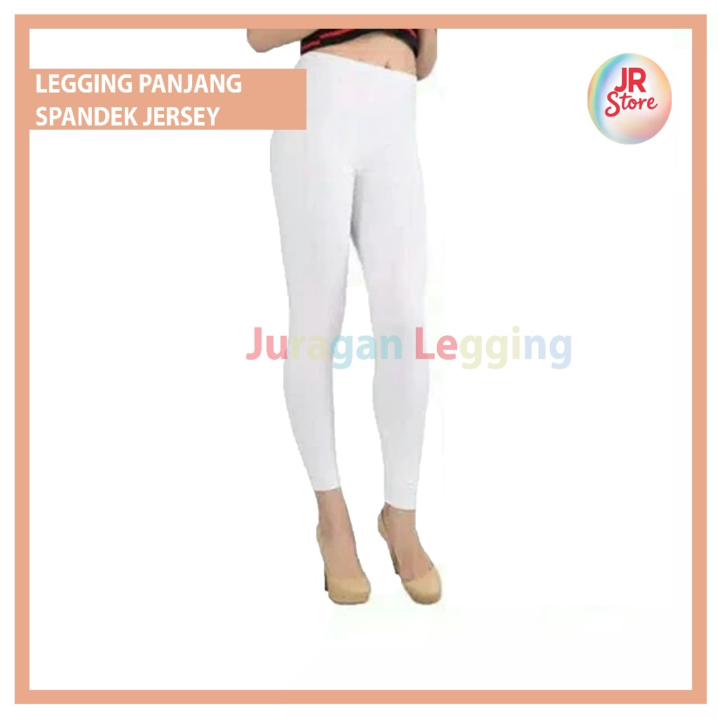 Legging panjang putih   Legging wanita Celana Wanita Nyaman