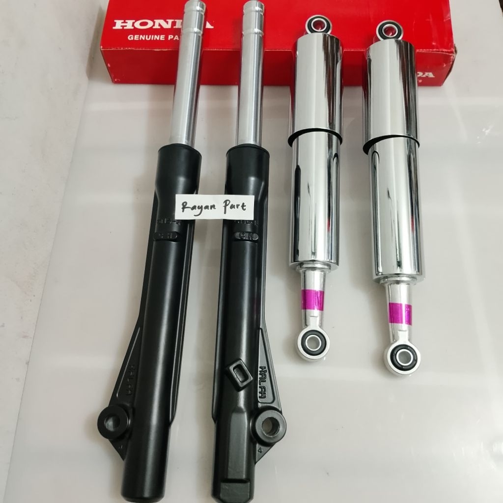 as sok depan+belakang honda astrea grand legenda impressa original
