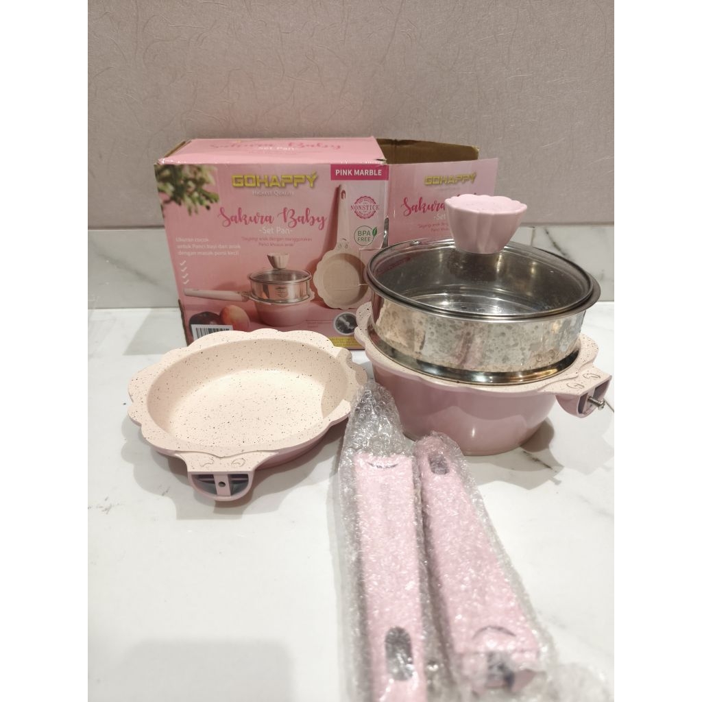 GO HAPPY SAKURA SET PAN