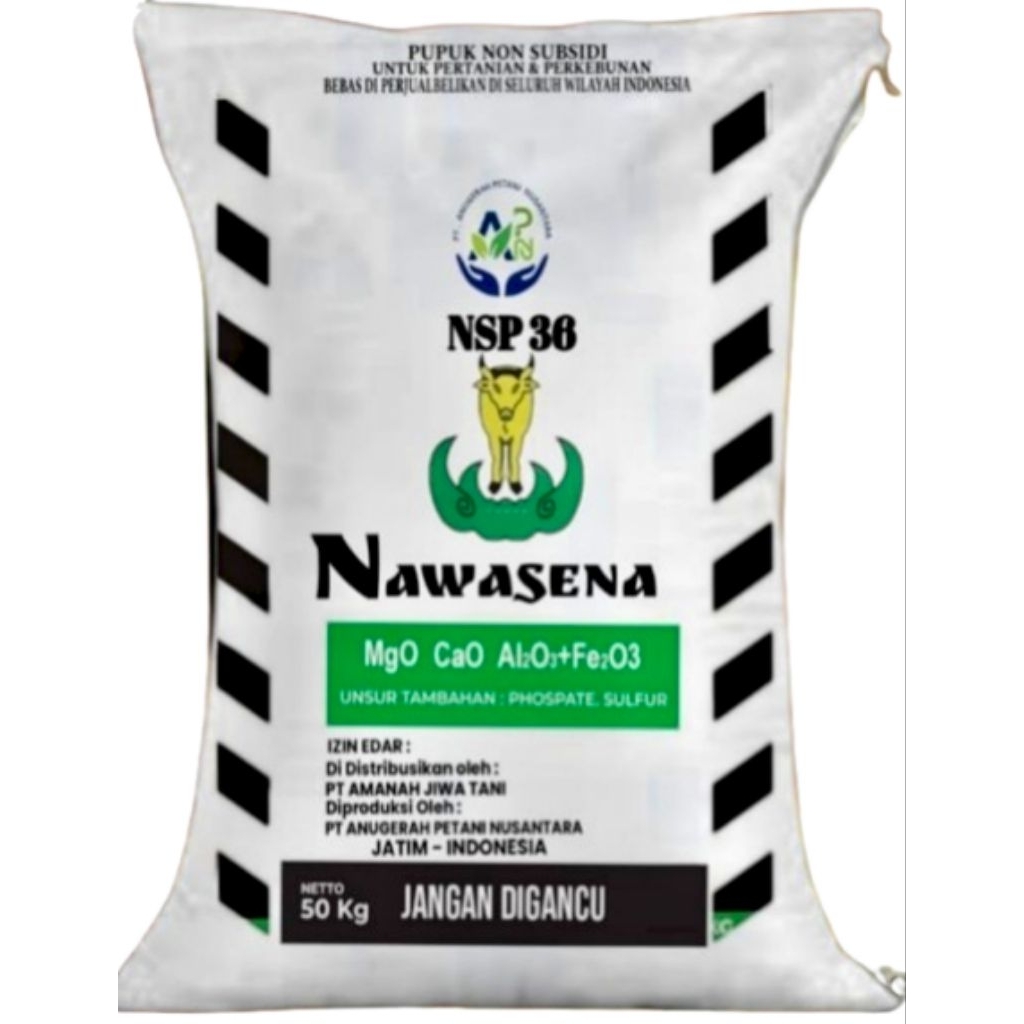 Pupuk Non Subsidi SP-36 NAWASENA 
Kemasan 50 kg x 160 sak ( 8 ton )