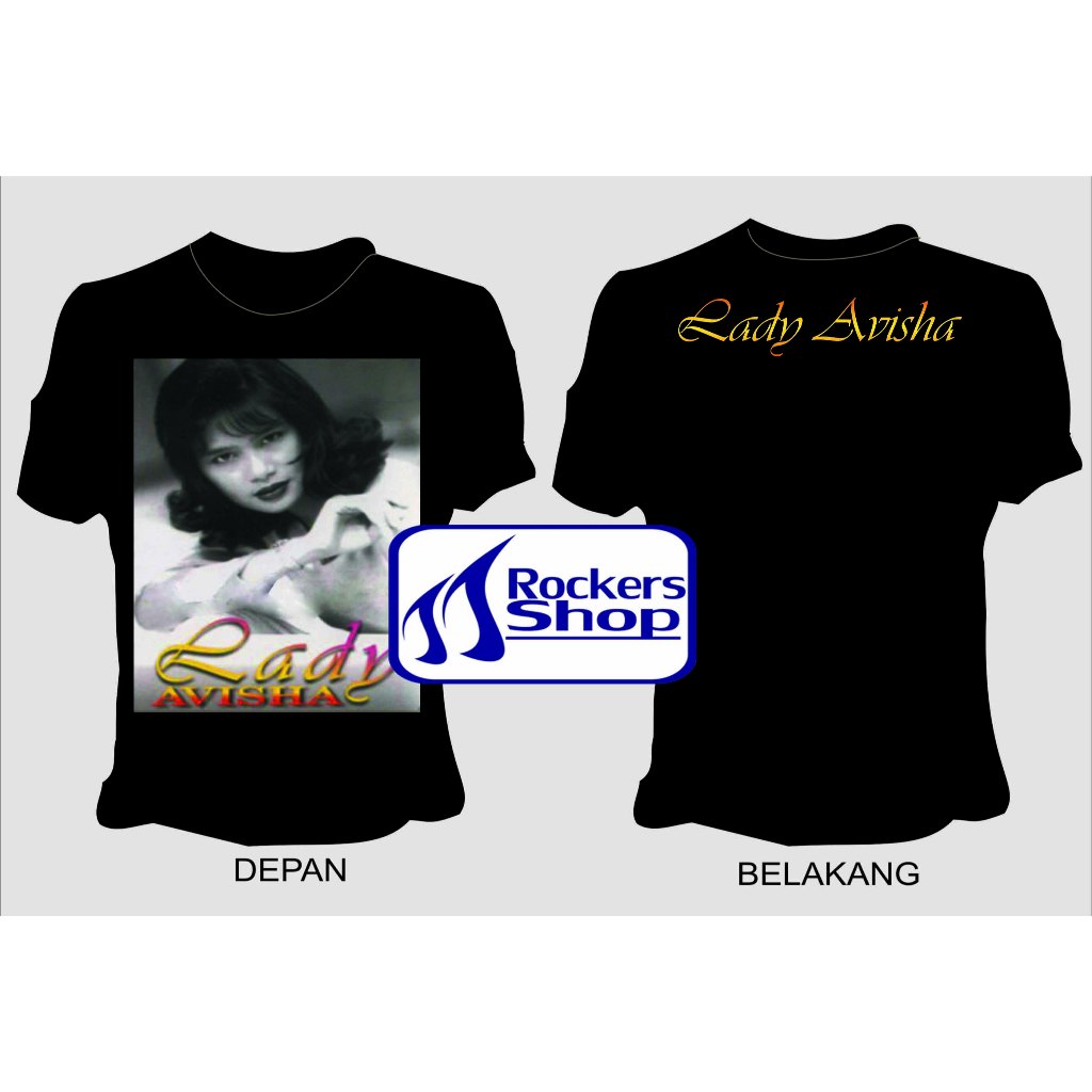 KAOS LADY AVISHA SELF TITTLE PENYANYI ROCK LAWAS LEGENDA