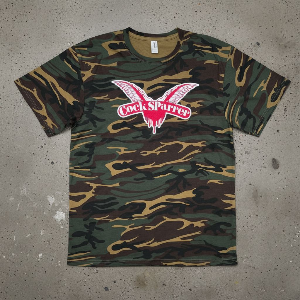 KAOS BAND OFFICIAL COCK SPARRER - WINGS ( CAMO )