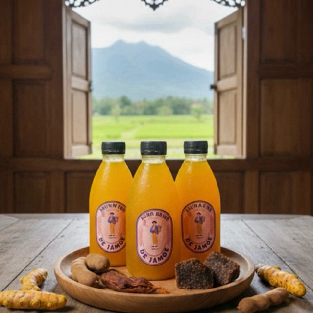 minuman jamu kunir asem 100%gula asli