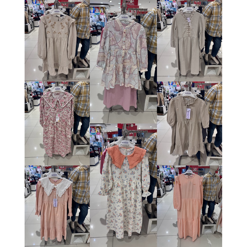 EXIT KIDS - SALE Dress Gamis Anak Perempuan (4-14 Tahun)