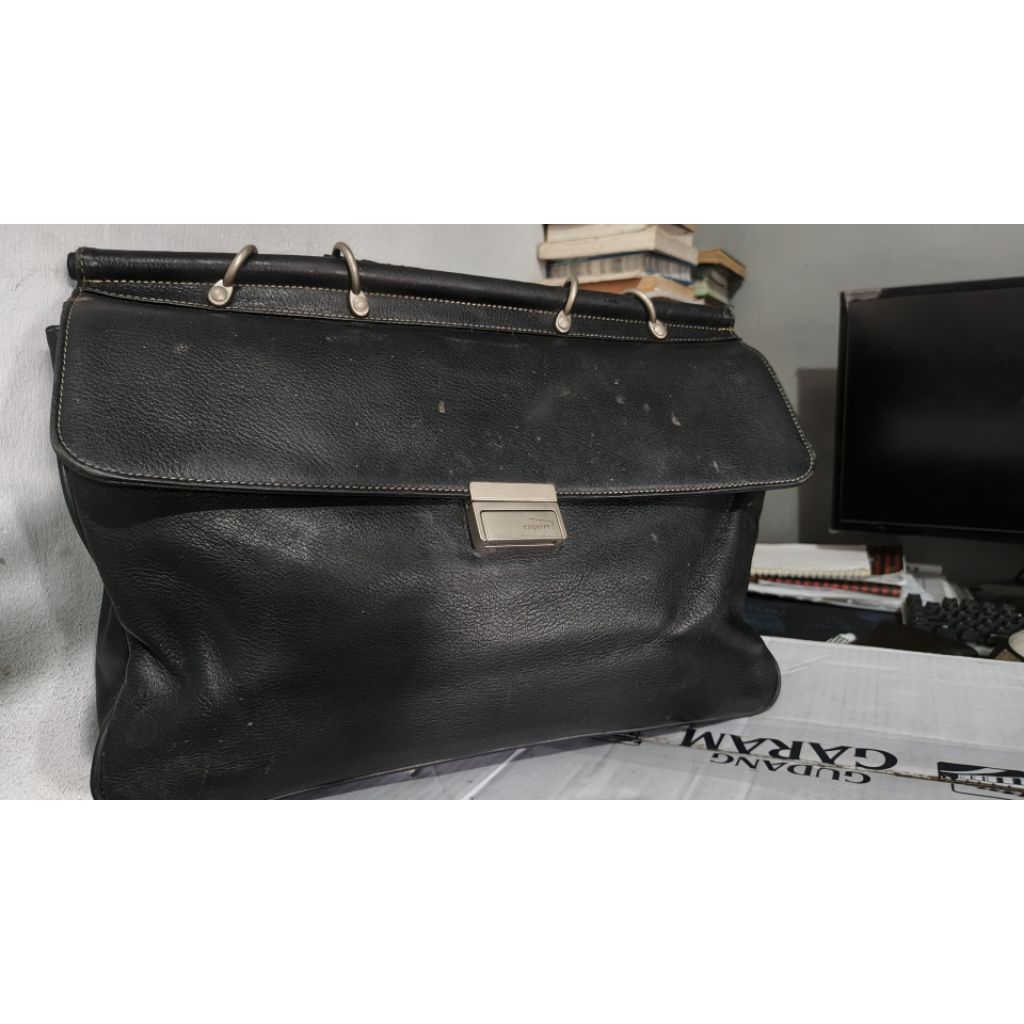 Tas Esquire Kulit Vintage