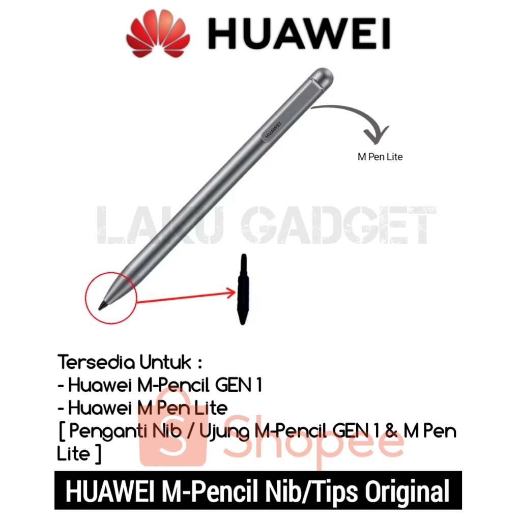 Huawei M Pen Lite & M PenciL Gen 1 Replace Pen Tips Nib Penganti Ujung Pencil Huawei M Pen Lite  & M