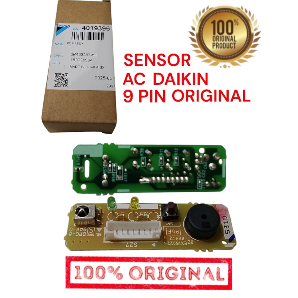 SENSOR AC DAIKIN THAILAN FTC 9 PIN ORIGINAL DAIKIN ( FTC )