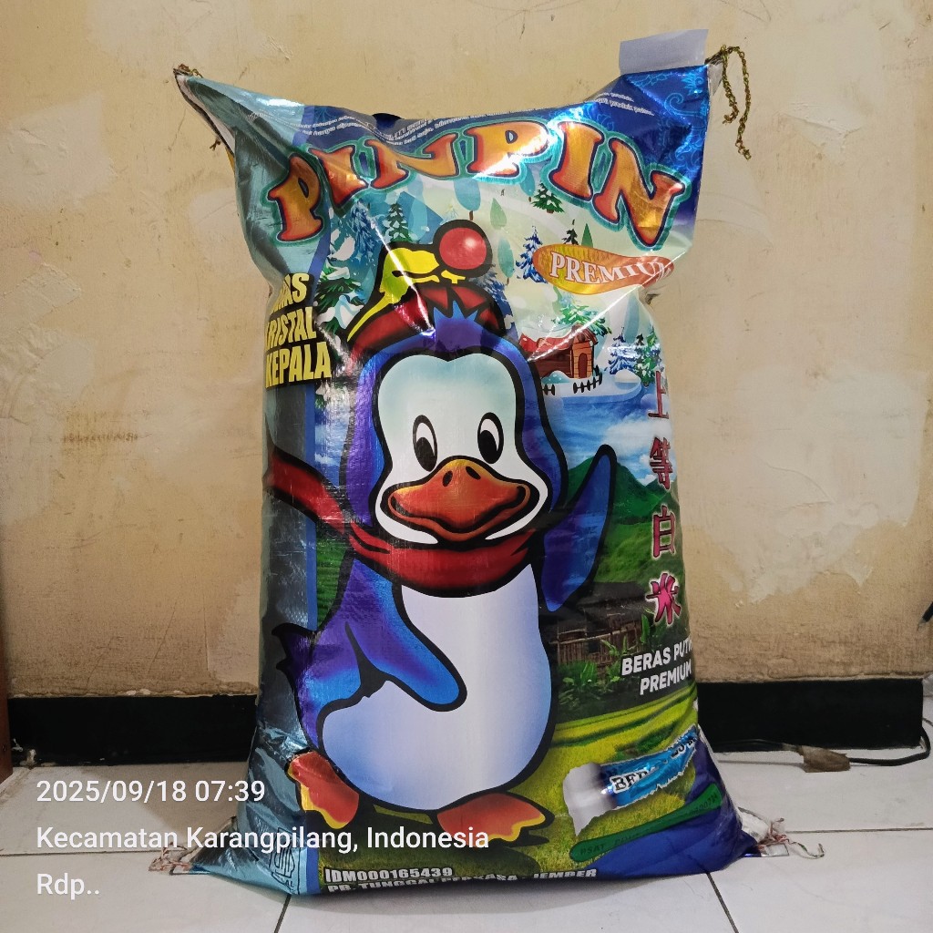 Beras Pinpin 25 Kg