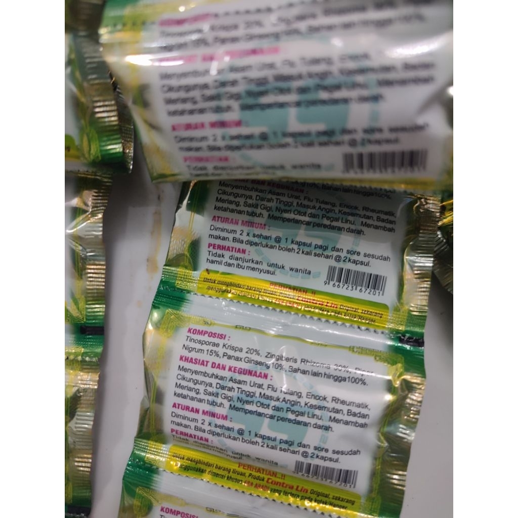 Kapsul Ramuan Mujarab Asam urat pegal linu original