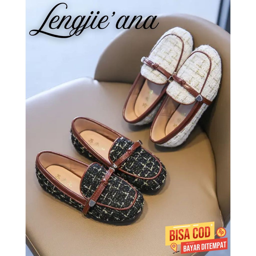 Sepatu Balet Flatshoes Anak Perempuan / Sepatu Rajut Slip On / Sepatu Pesta Anak Terbaru /epatu bale