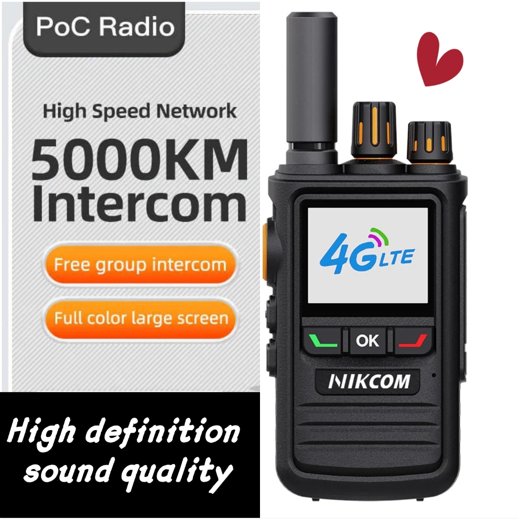 HT NIKCOK 189 Two Way Radio Dua Arah Portabel Kekuatan Tinggi Walkie Talkie 5000KM 5000mAh IP54 Wate