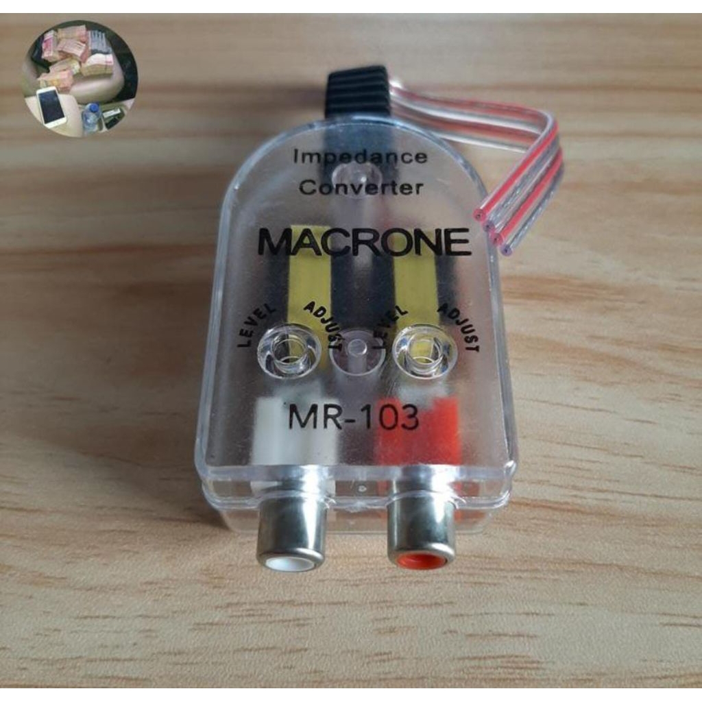 Adaptor RCA HI TO LOW adaptor RCA macrone Audio Mobil | Audio mobil