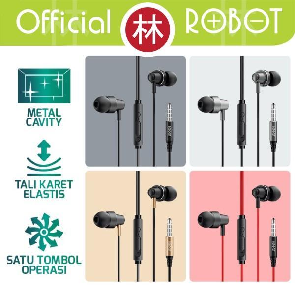 Robot RE240S Wired Headset High-Definition Sound Quality NEW RE240 - Abu-abu, RE240S