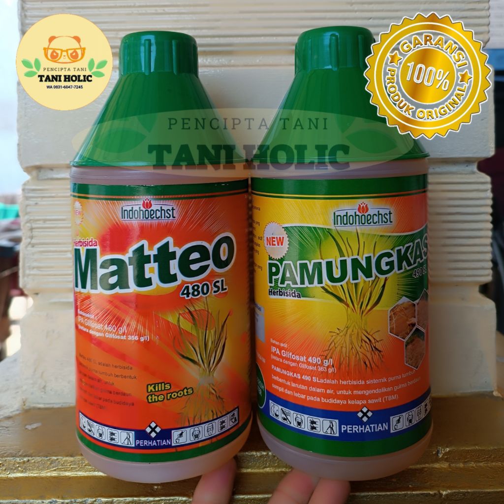 (DISKON) Herbisida Pamungkas 490SL & Matteo 480SL (KEMASAN 1liter)