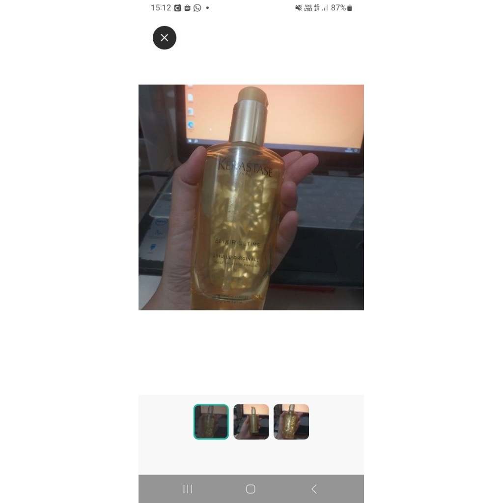 BOTOL KOSONG kerastase + LRP Botol kosong