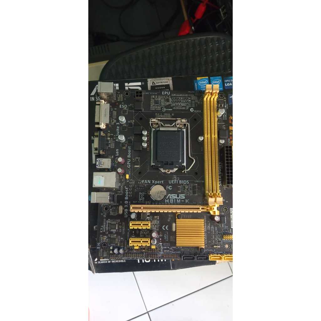 Mobo Mainboard H81 LGA 1150 Minus Gak Nampil