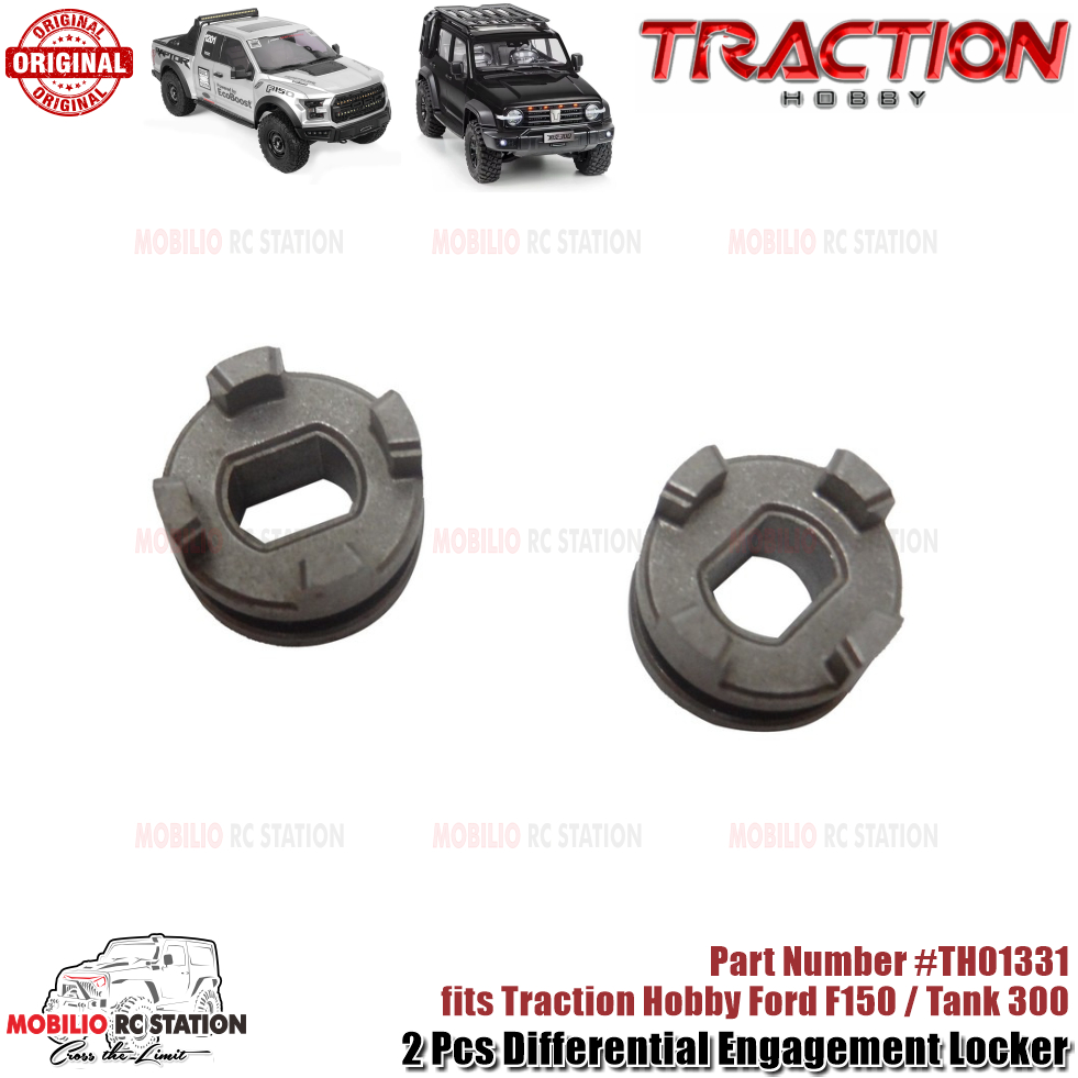 Traction Hobby Part #TH01331 2 Pcs Differential Engagement Locker fits RC Ford F150 / Tank300 1/8 Sc