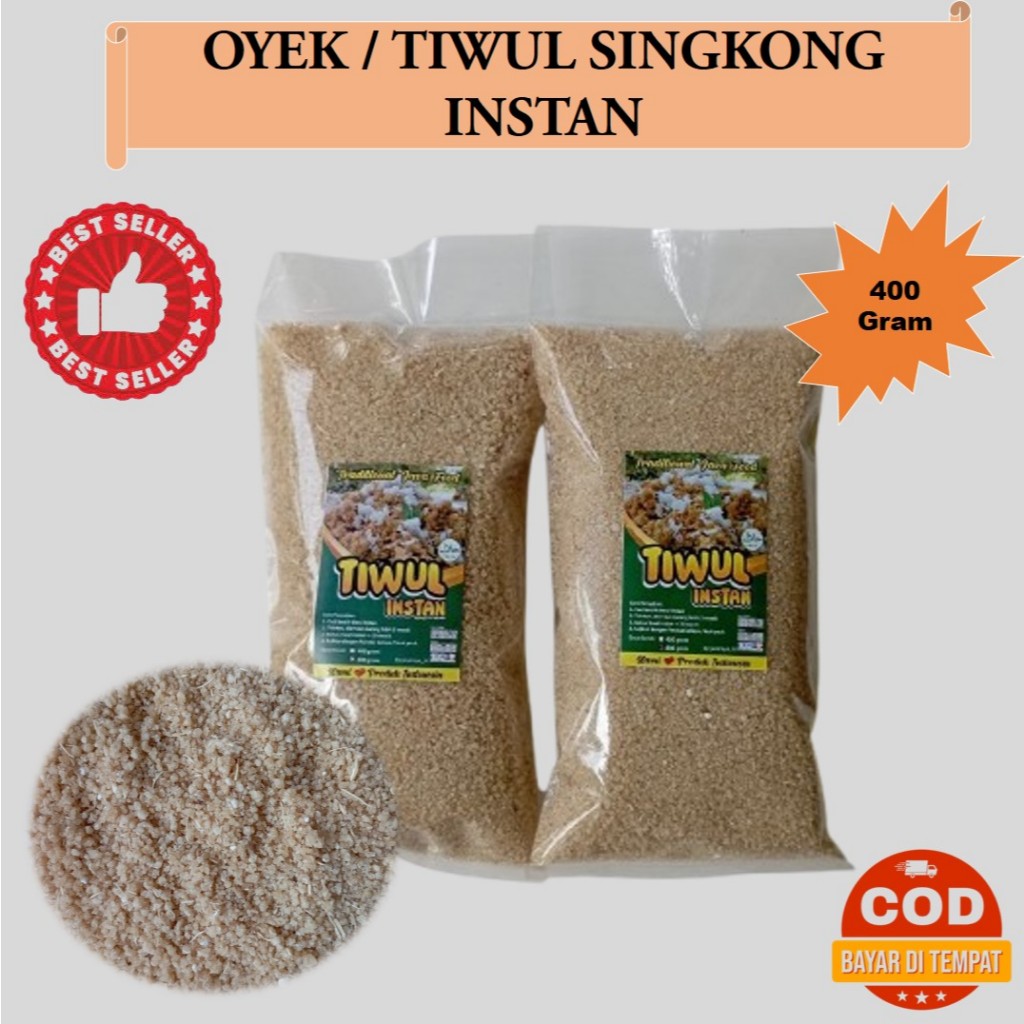 Oyek Singkong 400 Gram, Oyek/Tiwul Instan Premium