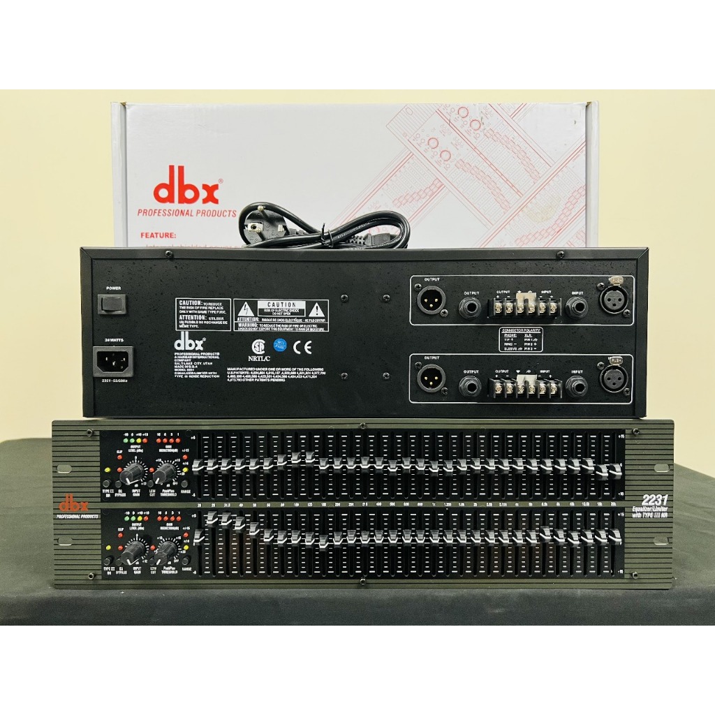 EQUALIZER DBX 2231 / DBX2231 / equalizer 2 x 31 channel dbx 2231