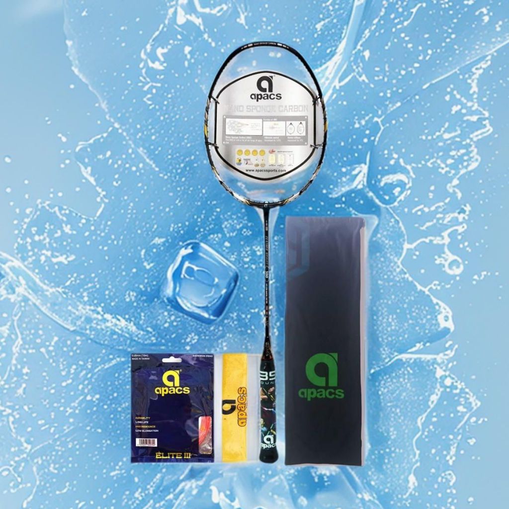 Raket Badminton Apacs Feather Weight 300 Bonus Komplit Apacs Feather Weight 300