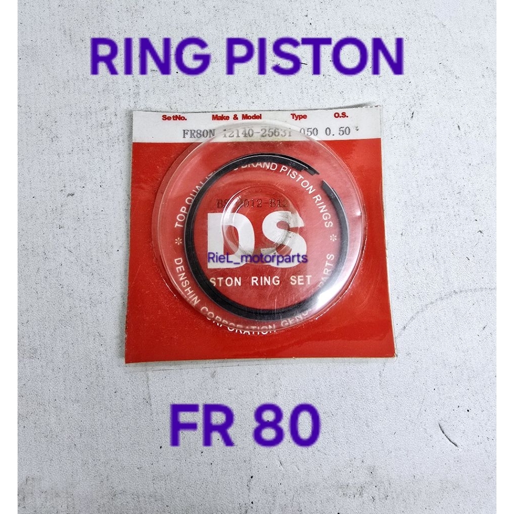 Standar Ring Piston (DS) FR 80 / FR80 SUZUKI seher DENSHIN