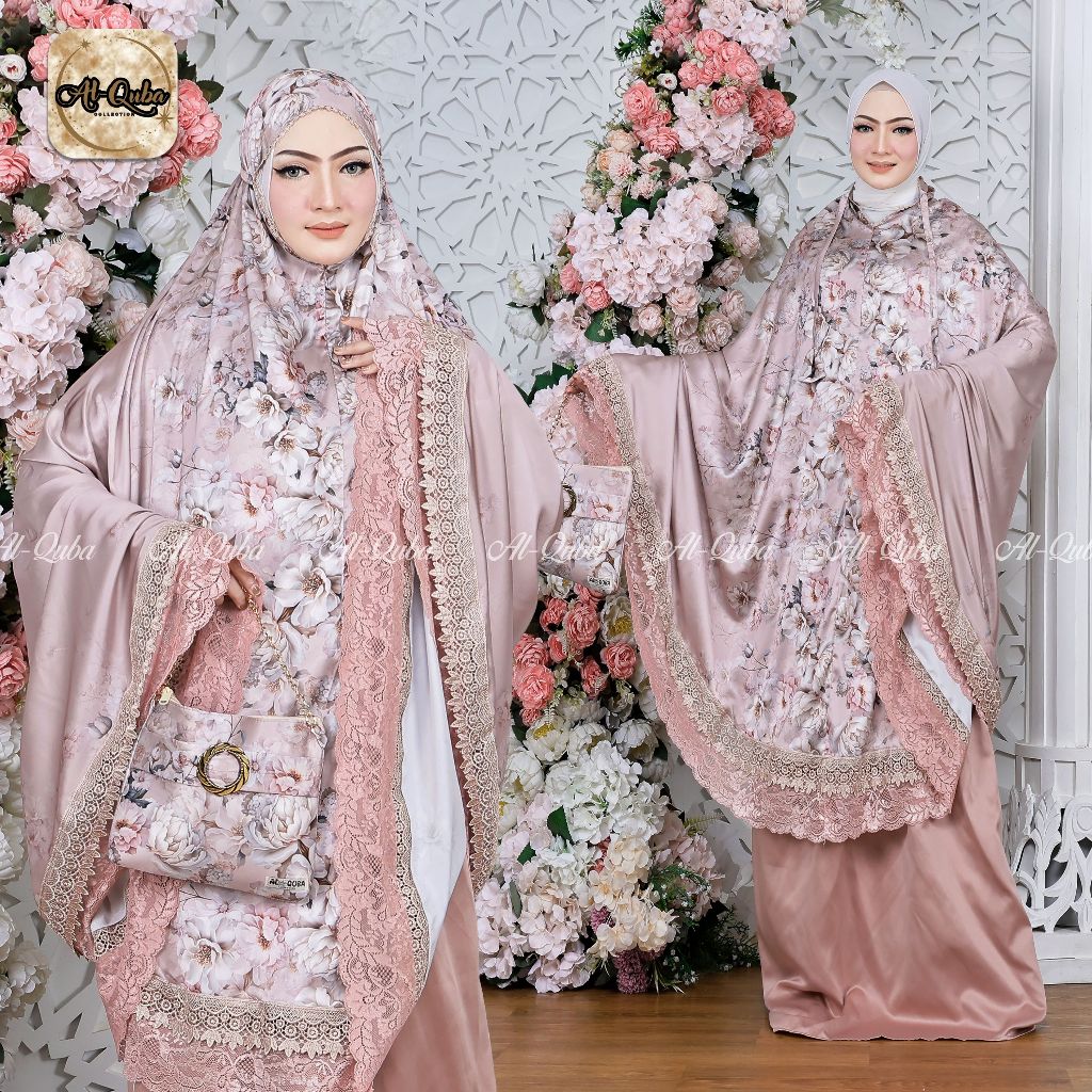 AL-QUBA~MUKENA TRAVEL ARMANI PREMIUM RV MEWAH DAN ELEGANT