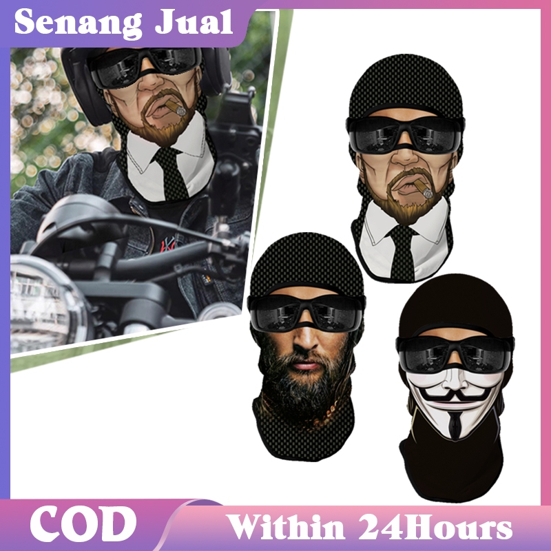 Masker Ninja Full Face Masker Berkendara Motor Masker Motor Pria Full Face Masker Ninja