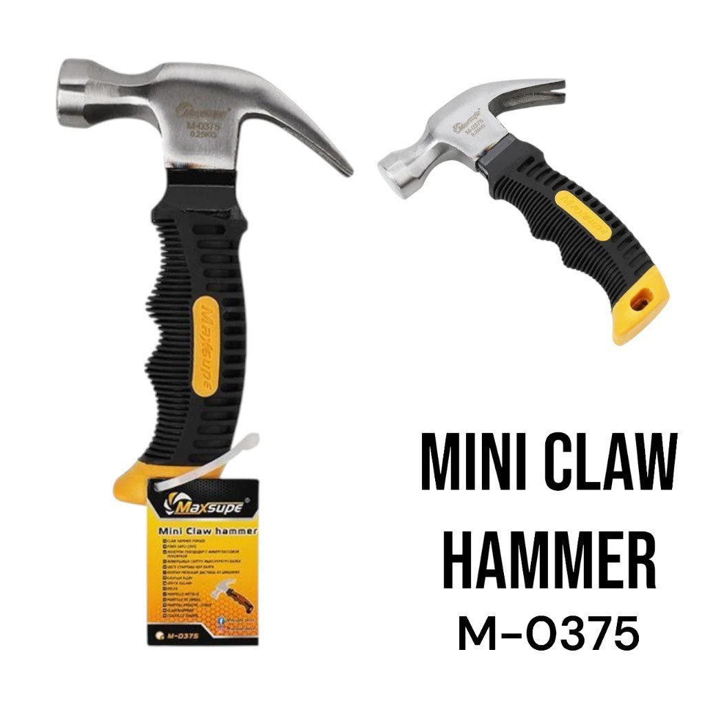 Maxsupe Mini Claw Hammer 8 Oz Carbon Steel