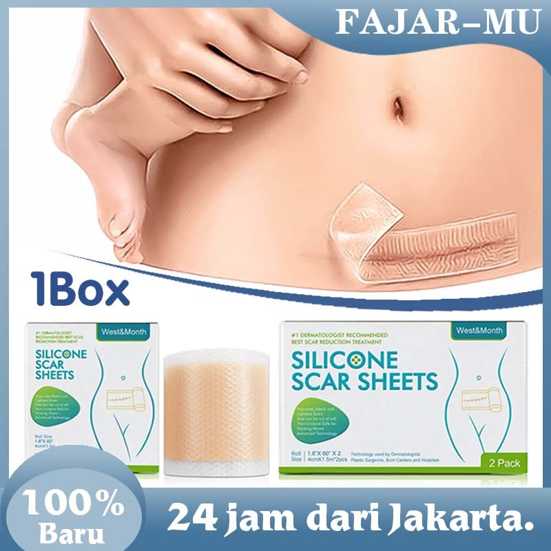 4X150CM Plester Bekas Luka Penghilang / Plester Silikon Penghilang Keloid Bekas Luka / Plester Bekas