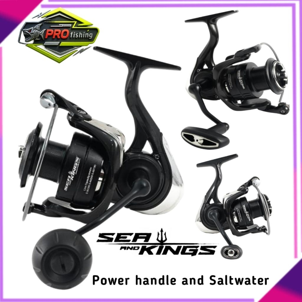SEAKINGS POWER SALTWATER POWER HANDLE REEL LAUT