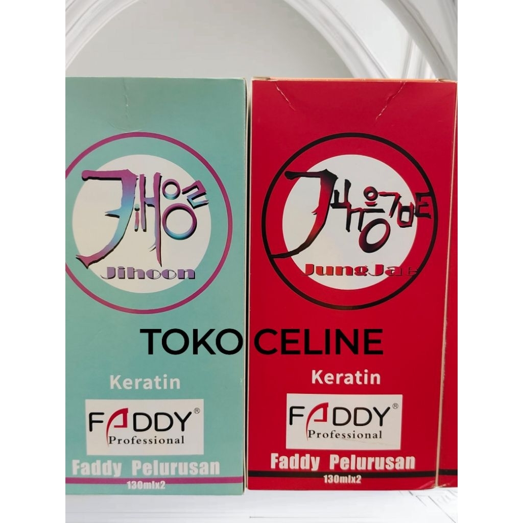 Faddy Pelurusan Rambut Keratin Korea 130ml