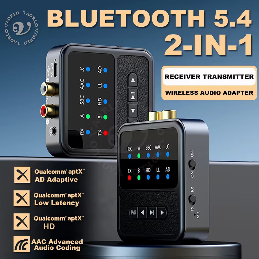 BT200 Bluetooth 5.4 Transmitter Receiver Support Aptx HD Aptx LL