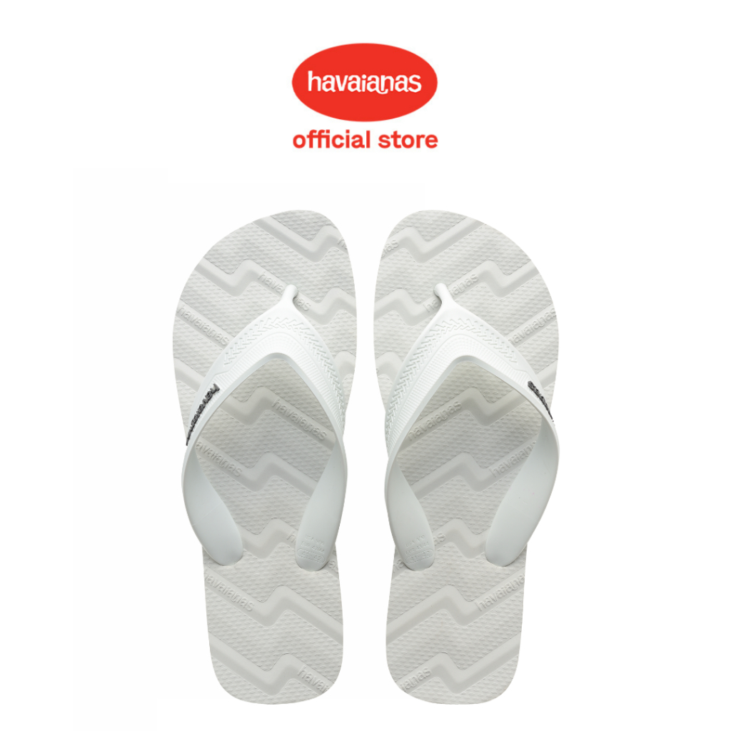 Havaianas 0001 Track Waves White - Sandal Pria
