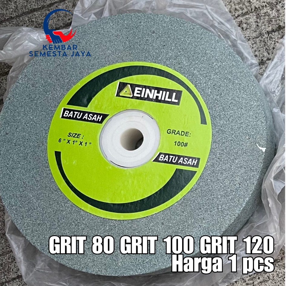 EINHILL Green Silicone Grinding Wheel 6 INCH 150 MM Batu Gerinda Duduk 6" Murah POLES ASAH AKIK PERM