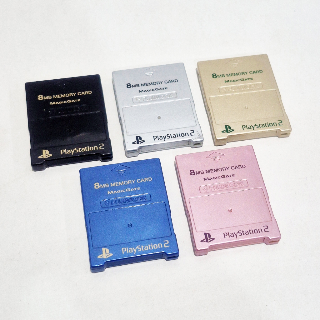 RARE Memorycard PS2 Fujiwork Original Japan Memory Card Magic Gate 8mb Playstation 2