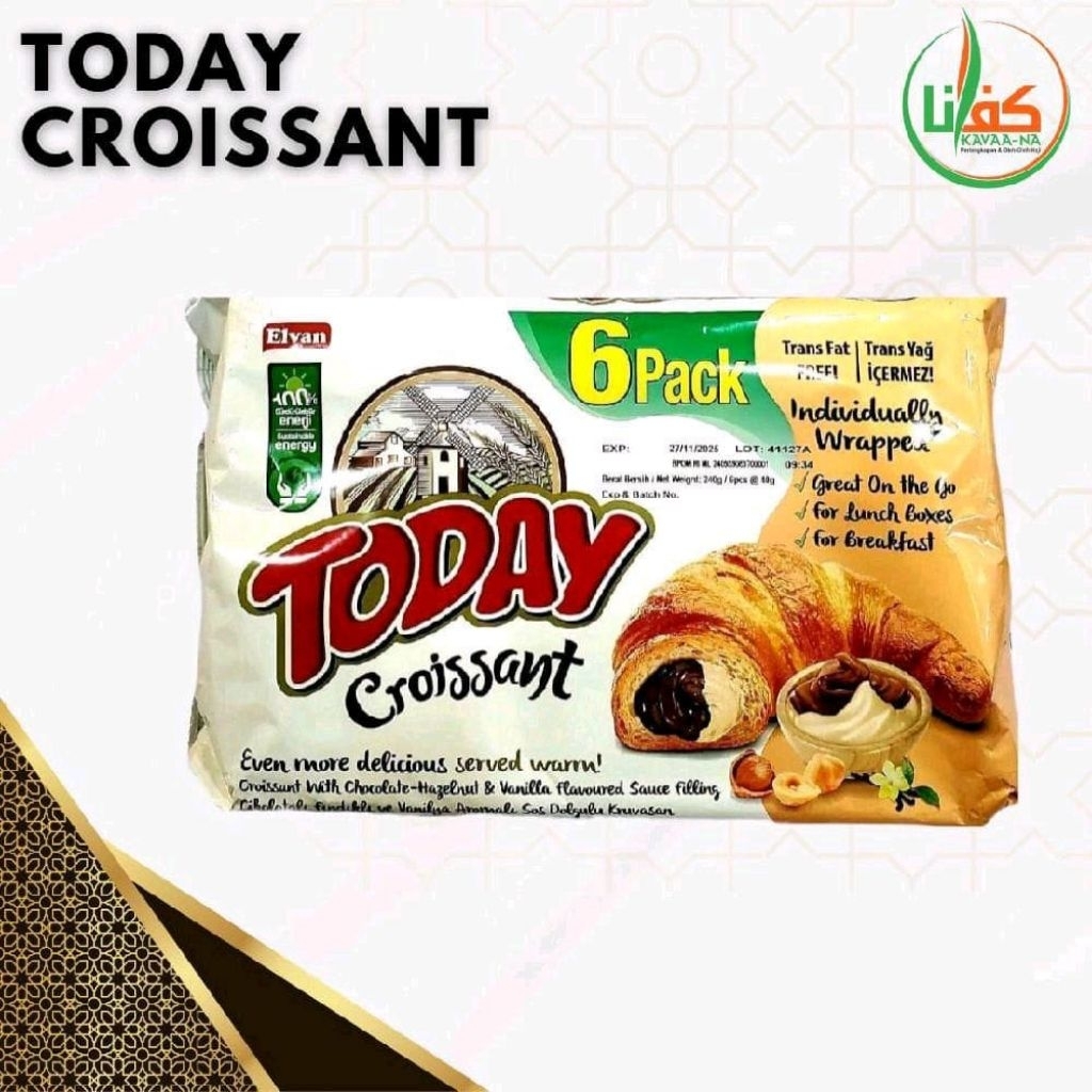 

Roti Today Croissant Premium isi 6 Pack