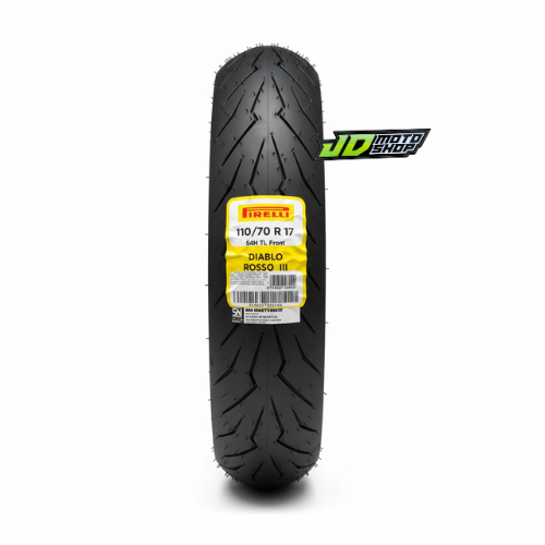 BAN PIRELLI DIABLO ROSSO III 110/70-17 BAN CBR 150 250 VIXION MT 25 NINJA 250 GSX R15 SATRIA FU KLX 