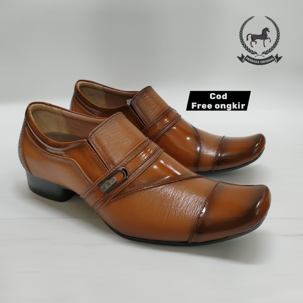sepatu pantofel pria kulit sapi asli"persada"langsung dari tangan pengrajin produk lokal