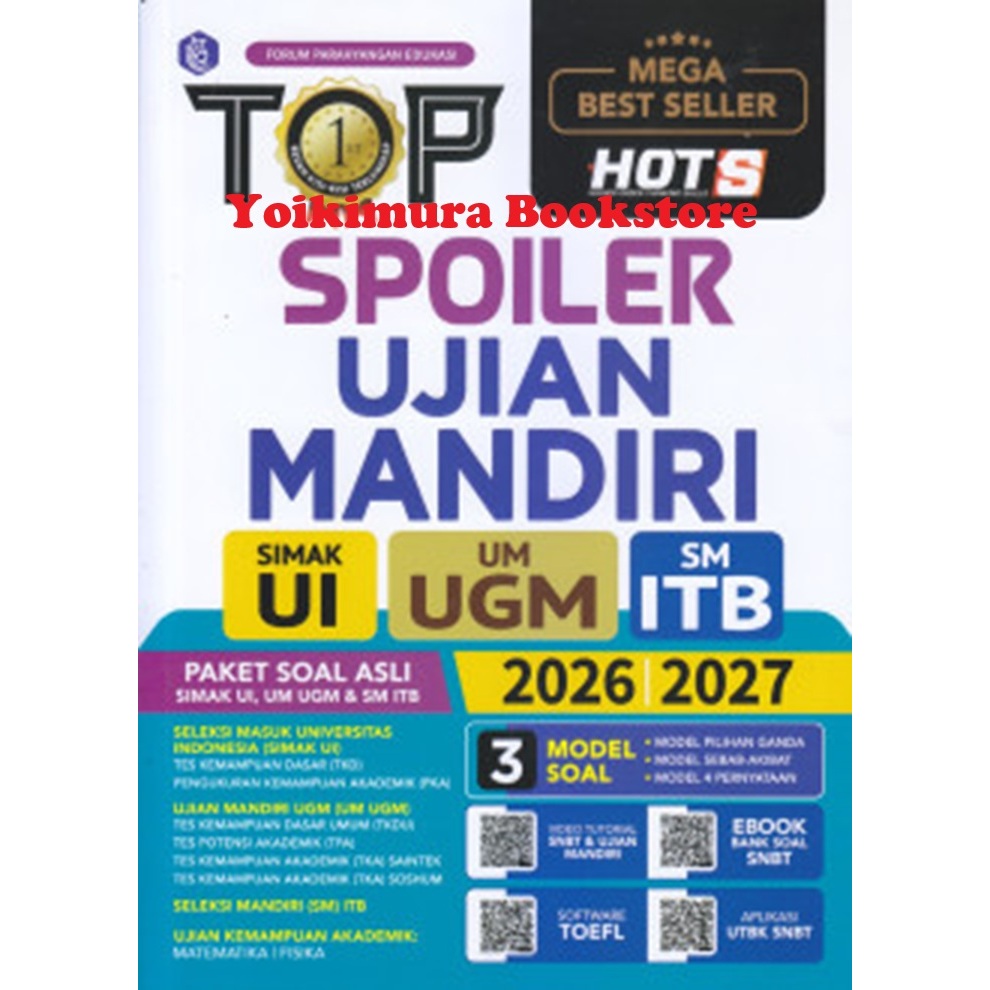 Top Spoiler Ujian Mandiri Simak UI, UM, UGM, SM, ITB