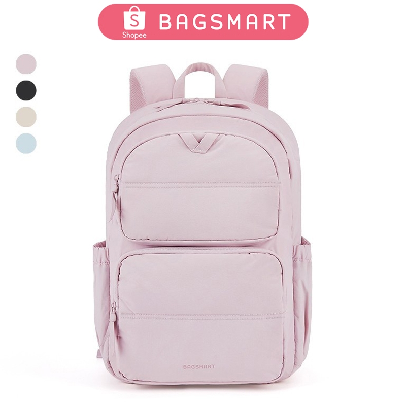 BAGSMART Fashion Laptop Backpack 15.6Inch Waterproof Large Casual Daypack College SchoolBookBag