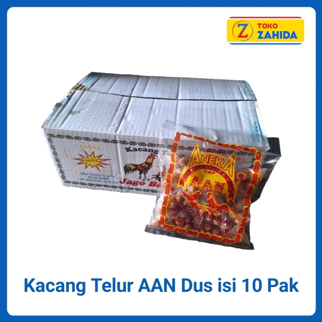 Kacang Telur AAN Dus isi 10 Pak PAKET HEMAT