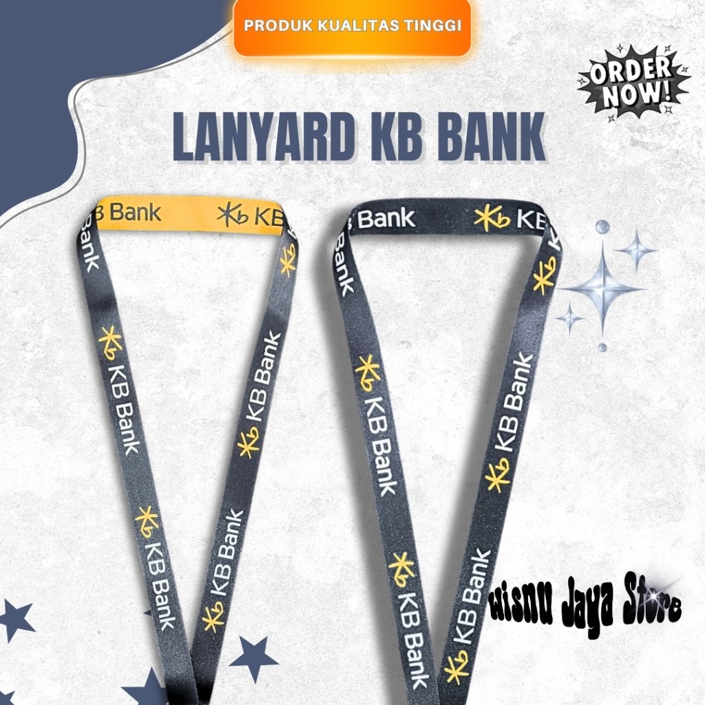 

LANYARD TALI ID CARD KB BANK TERBARU | LANYARD KB BANK GROSIR TERMURAH & BERKUALITAS