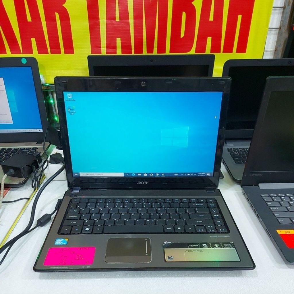 Laptop Acer Aspire 4741 core i3 M 350 Ram 4gb ssd 128gb minus baterai 917