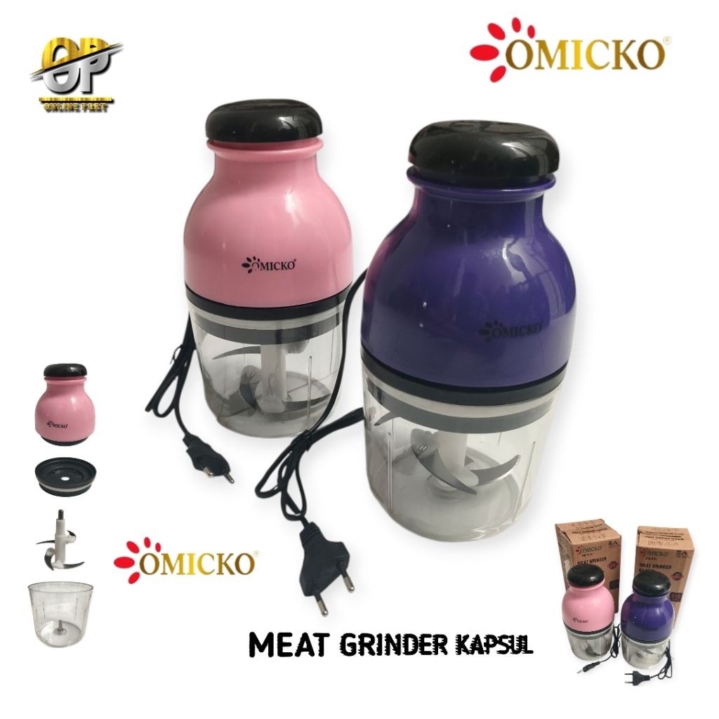 MESIN BLENDER DAGING OMICKO SERBAGUNA/FOOD CHOPPER SET MESIN CAPSUL OMICKO