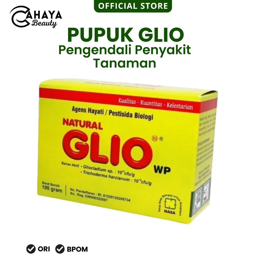 Pupuk Natural GLIO 100gr NASA Pengendali Penyakit Tanaman Asli Original Nasa - GLIO NASA
